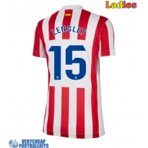 Atletico Madrid Clement Lenglet #15 Replica Home Shirt Ladies 2025-26 Short Sleeve